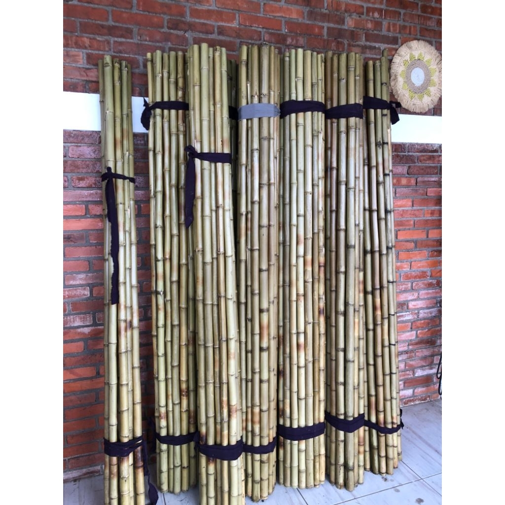 TONGKAT BAMBU PRAMUKA 200 CM/ / TONGKAT BAMBU SERBAGUNA / TONGAKT BAMBU  CENDANI