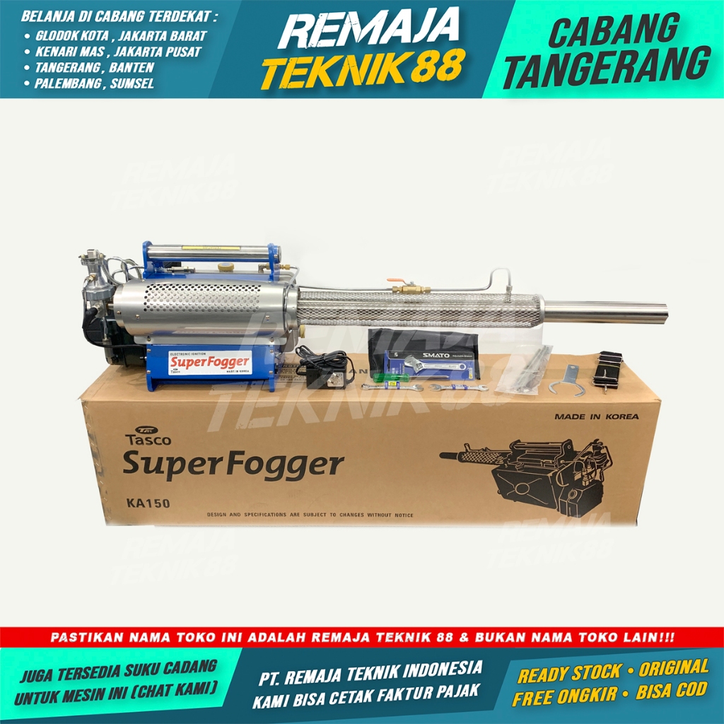 ALAT SEMPROT NYAMUK DBD SUPER FOGGER TASCO KA 150  FOGGING TURBO