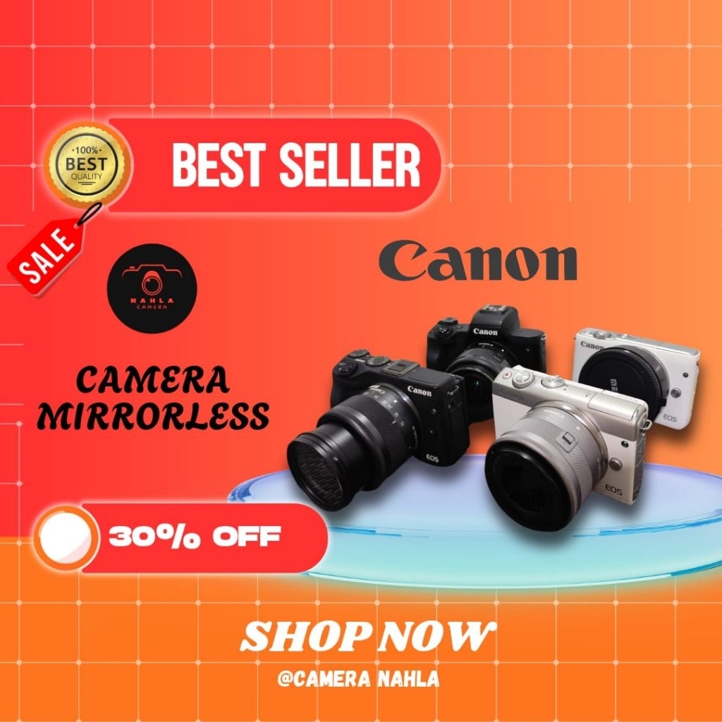 MIRRORLESS CANON M3 LENSA fix 50mm / kit