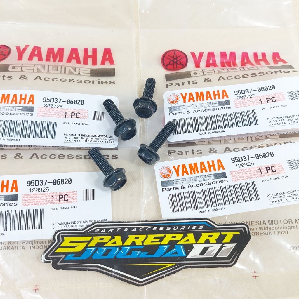 Baut Behel Begel Jok Belakang Jupiter Z Z1 MX 135 , MX King 150 ORIGINAL 95D37-06020