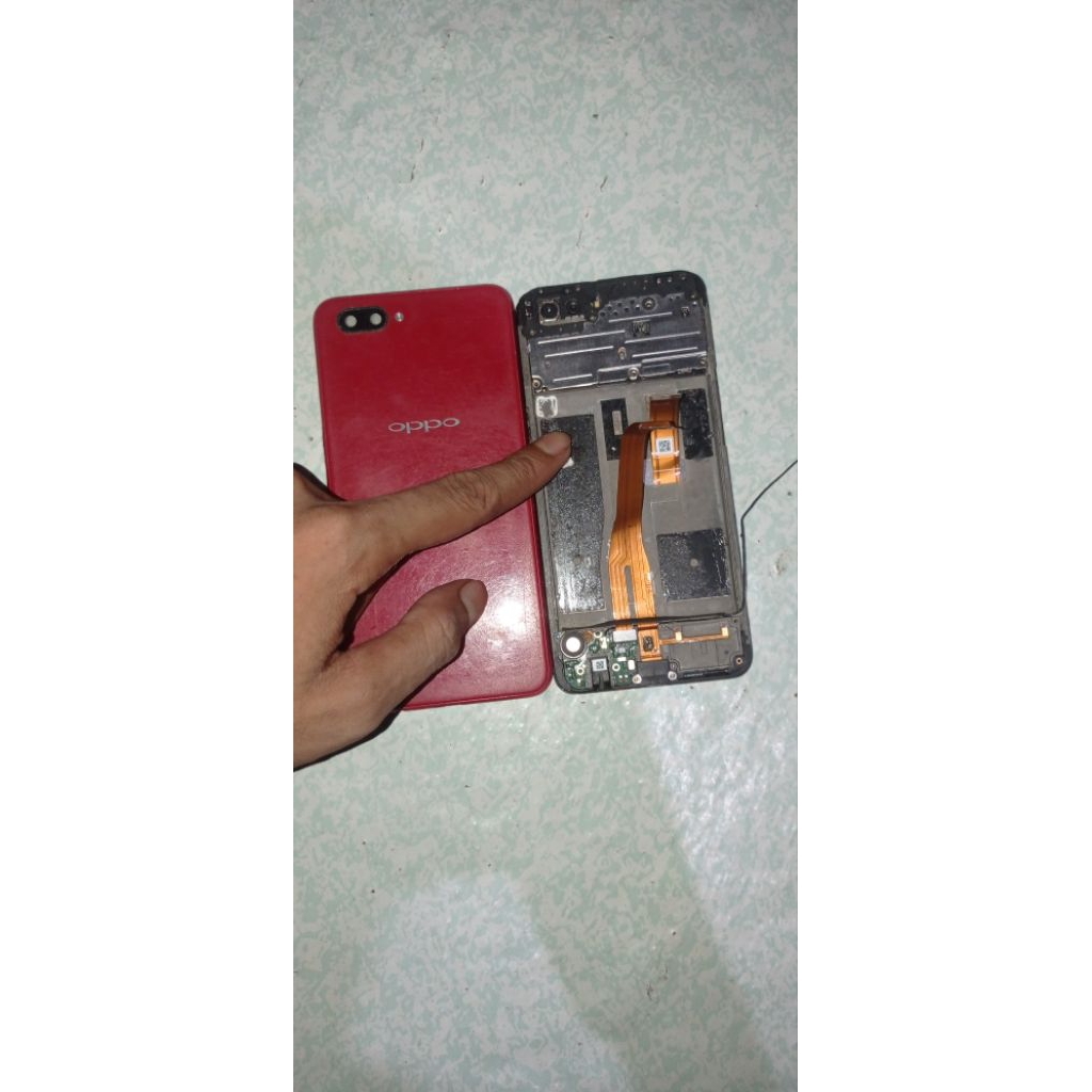 oppo a3s komplit minus baterai mesin matot