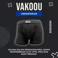 VAKOOU ORIGINAL Celana Boxer Magnet Terapi Pria Dewasa Vakoou Terbukti Ampuh