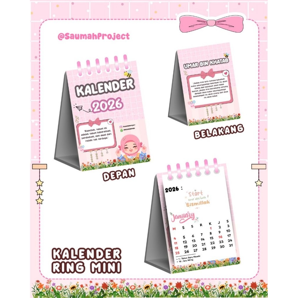 Kalender Ring Mini | Kalender Ring Mini (Custom)