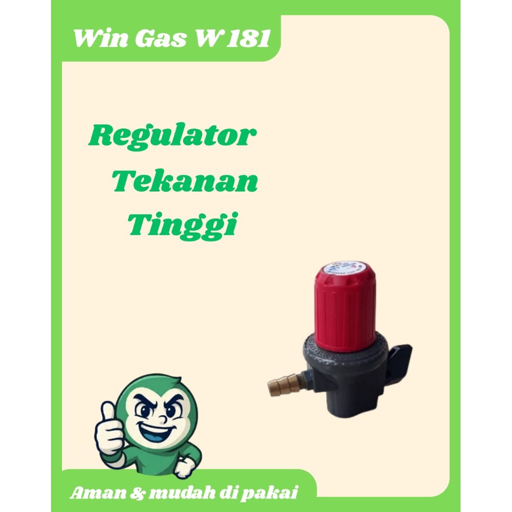 Regulator gas tekanan tinggi
