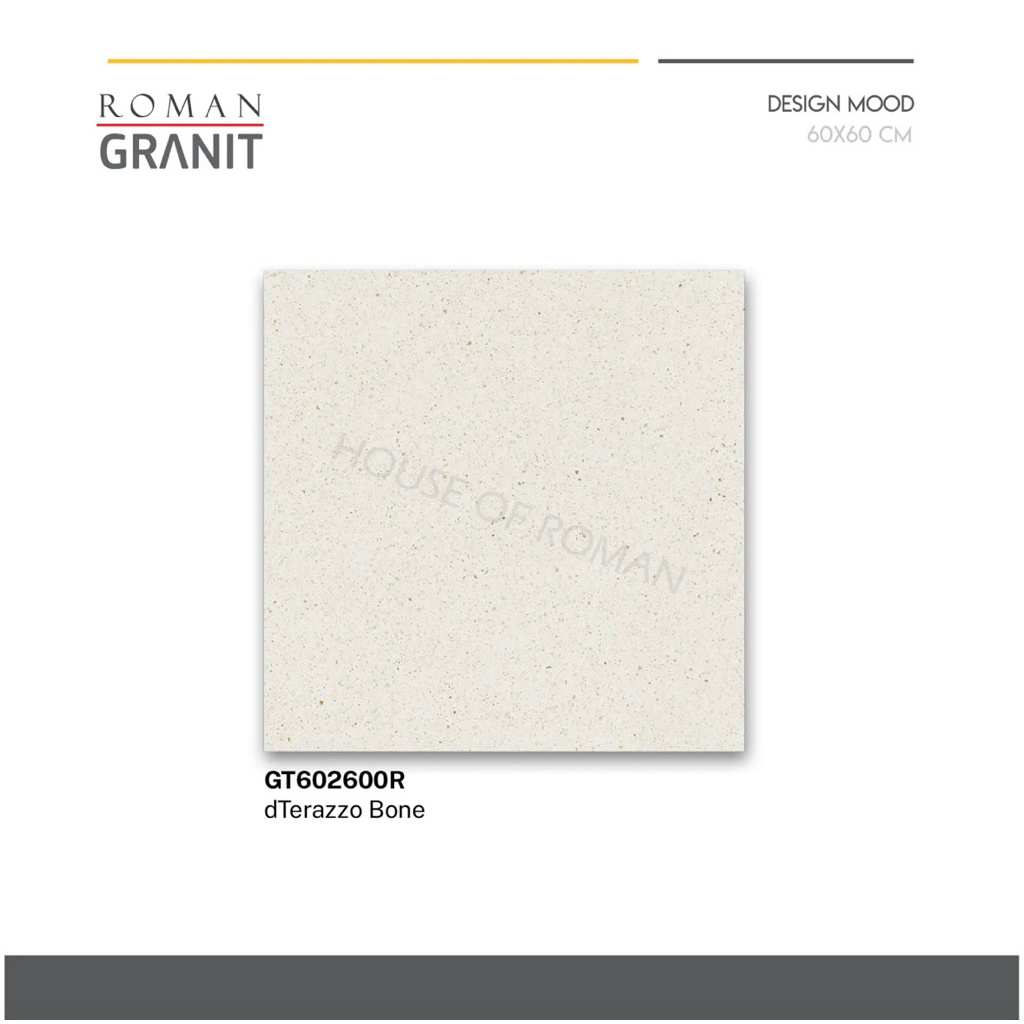 Roman Granit dTerrazzo Bone/Granit Slipstop/Keramik Lantai Kamar Mandi/Granit Antislip