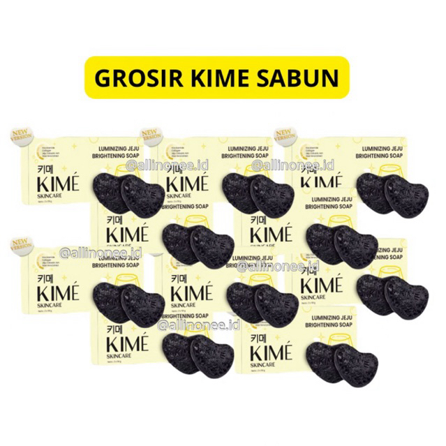 [GROSIR] Kime Sabun Kime Skincare Luminizing Jeju Brightening Soap