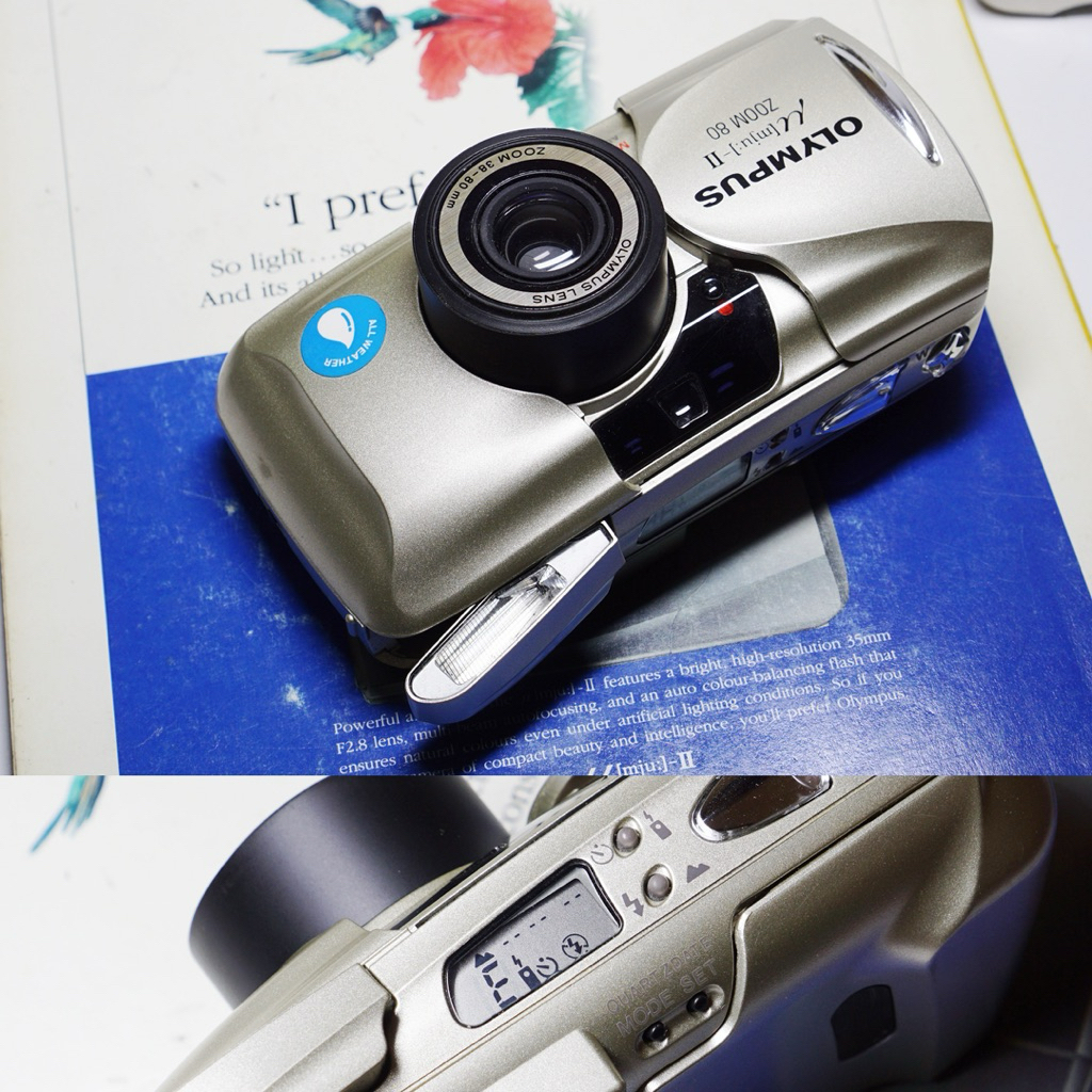 Kamera analog Olympus Mju II Zoom 80 SN. 2386723