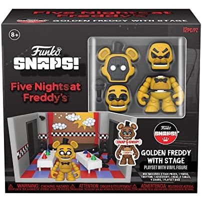 Funko Snaps: Five Nights at Freddy's - Golden Freddy, Playset