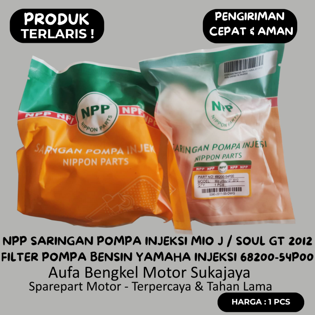 NPP Saringan Pompa Injeksi Mio J Soul GT 2012 Filter Penyaring Bensin Yamaha Injeksi 68200-54P00 Pam