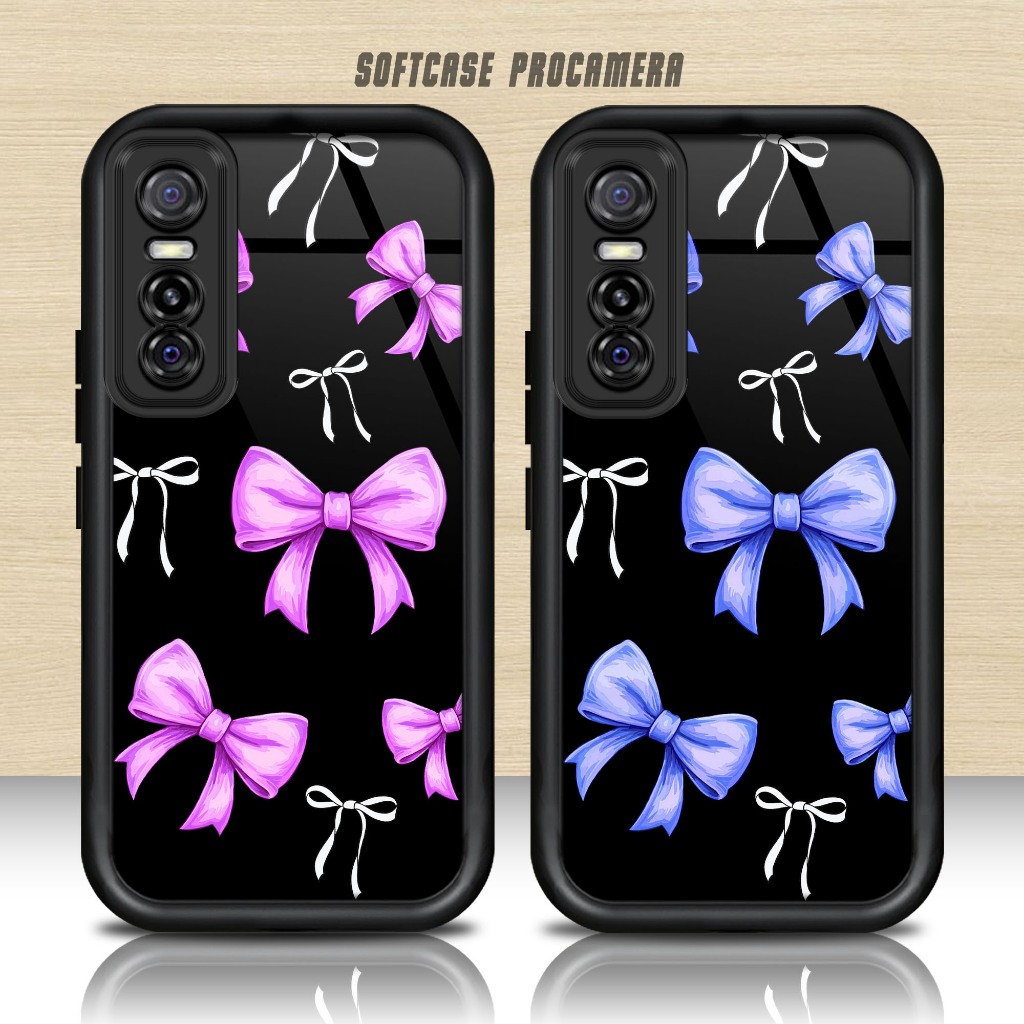 Softcase Glass kaca untuk VIVO Y73S PITA Casing Handphone Case Procamera