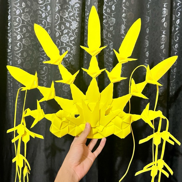 Aksesoris Tari Dayak Janur Imitasi Tari Dadas Dayak Kalteng