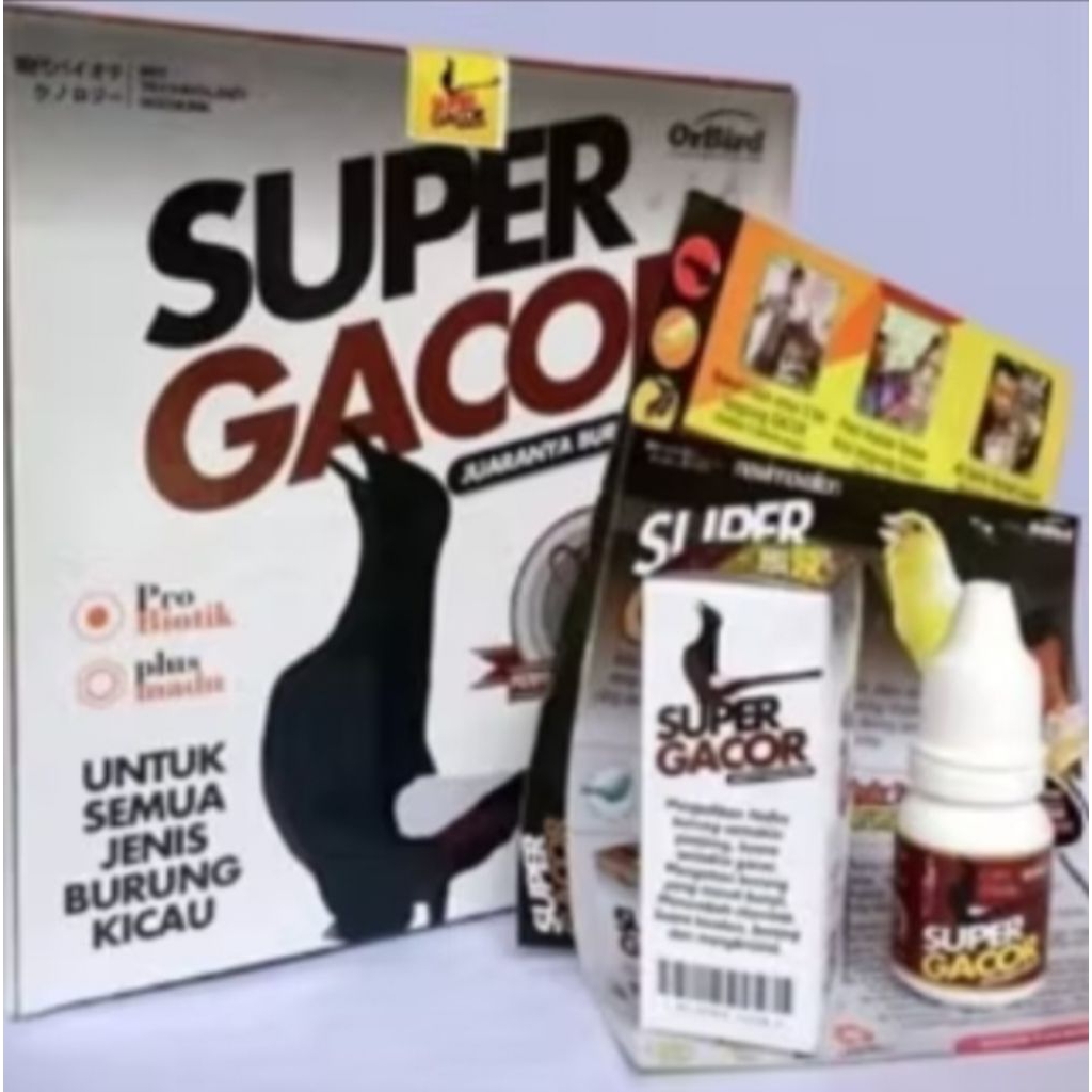 Super Gacor Probiotik Murai Kicau Penggacor Stamina Doping