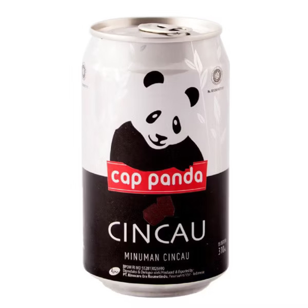 Cincau Cap Panda kaleng 1 dus (20pc)/ Cincau Hijau (24pc)