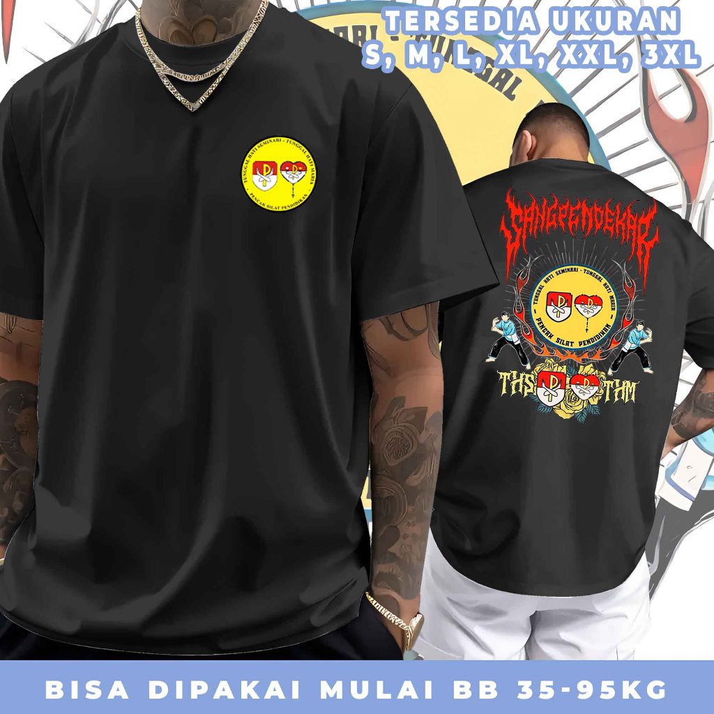 Kaos Atasan Pria Dewasa Sablon THS THM Pro Patria Baju Pasukan Gereja Bahan Semi Katun