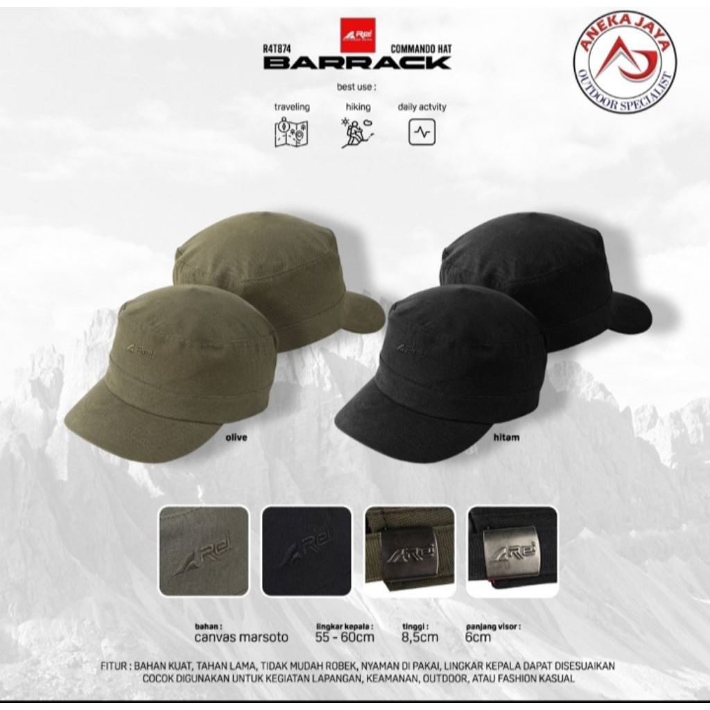 TOPI KOMANDO REI BARRACK