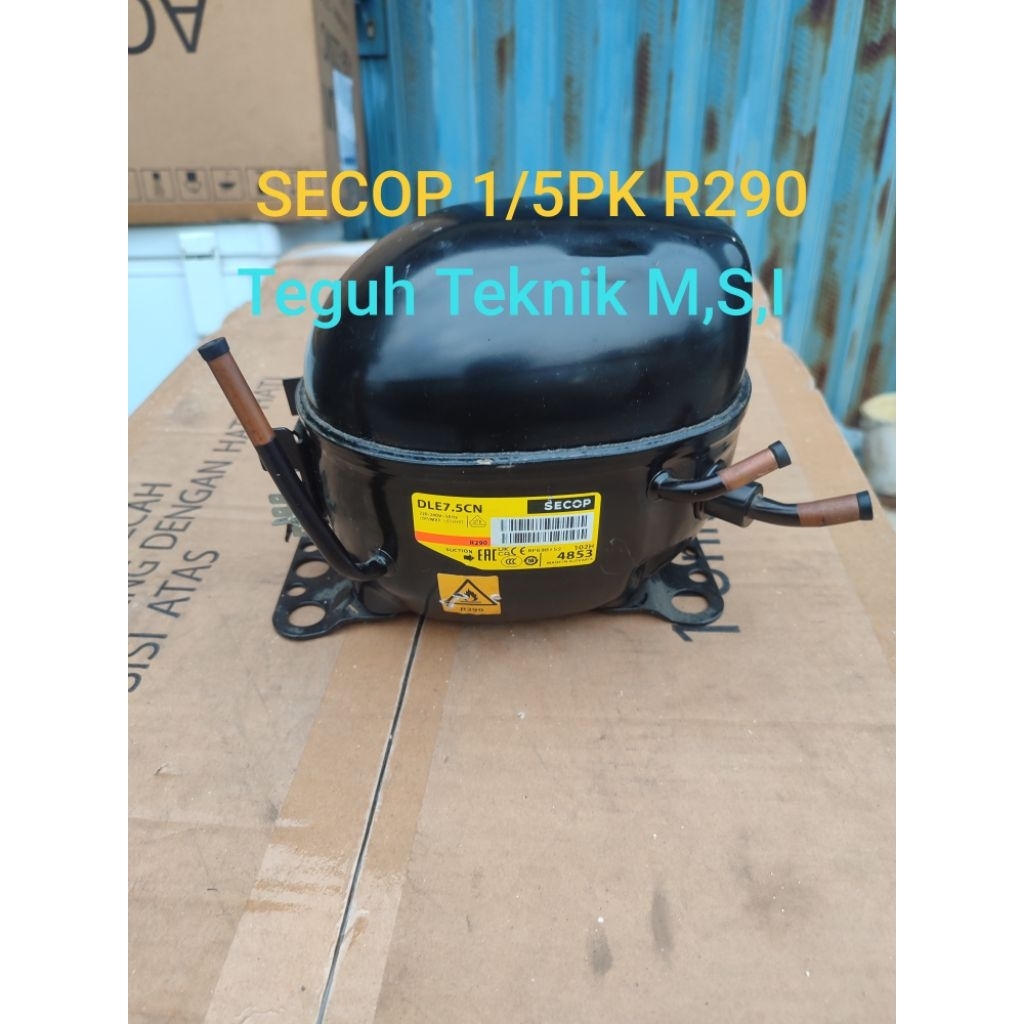 Kompresor Freezer Chileer Secop 1/5pk R290 original