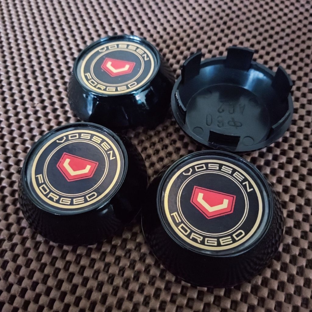 4pcs tutup dop center velg mobil variasi kerucut lubang tengah as roda Ring15 ring16 type Te37 Ce28 