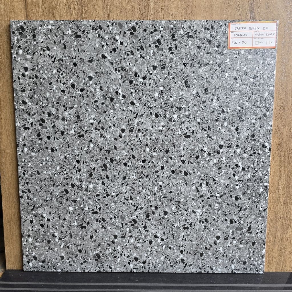 Keramik Lantai Cutting 50x50 Tarta Grey || Icarus