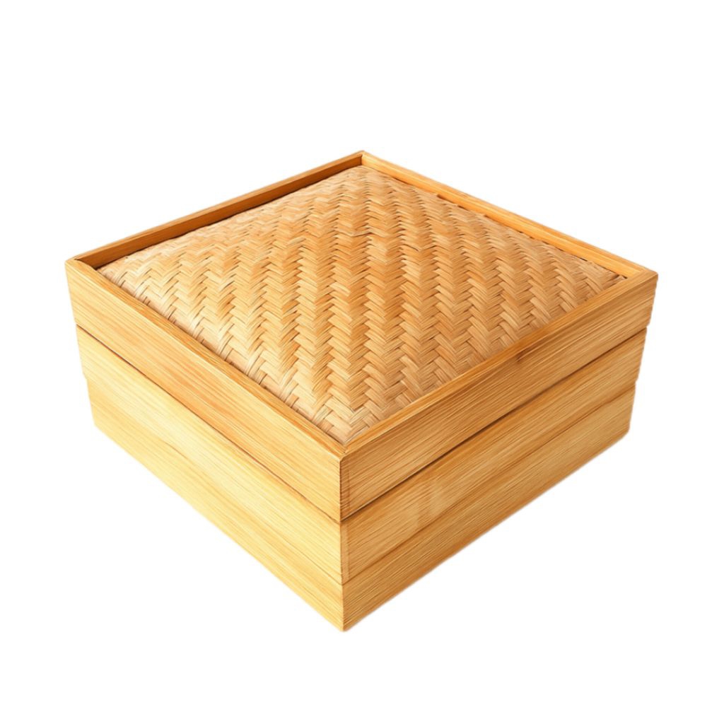 Klakat kotak 30x30 cm - klakat dimsum - kukusan bambu - pengukus bambu