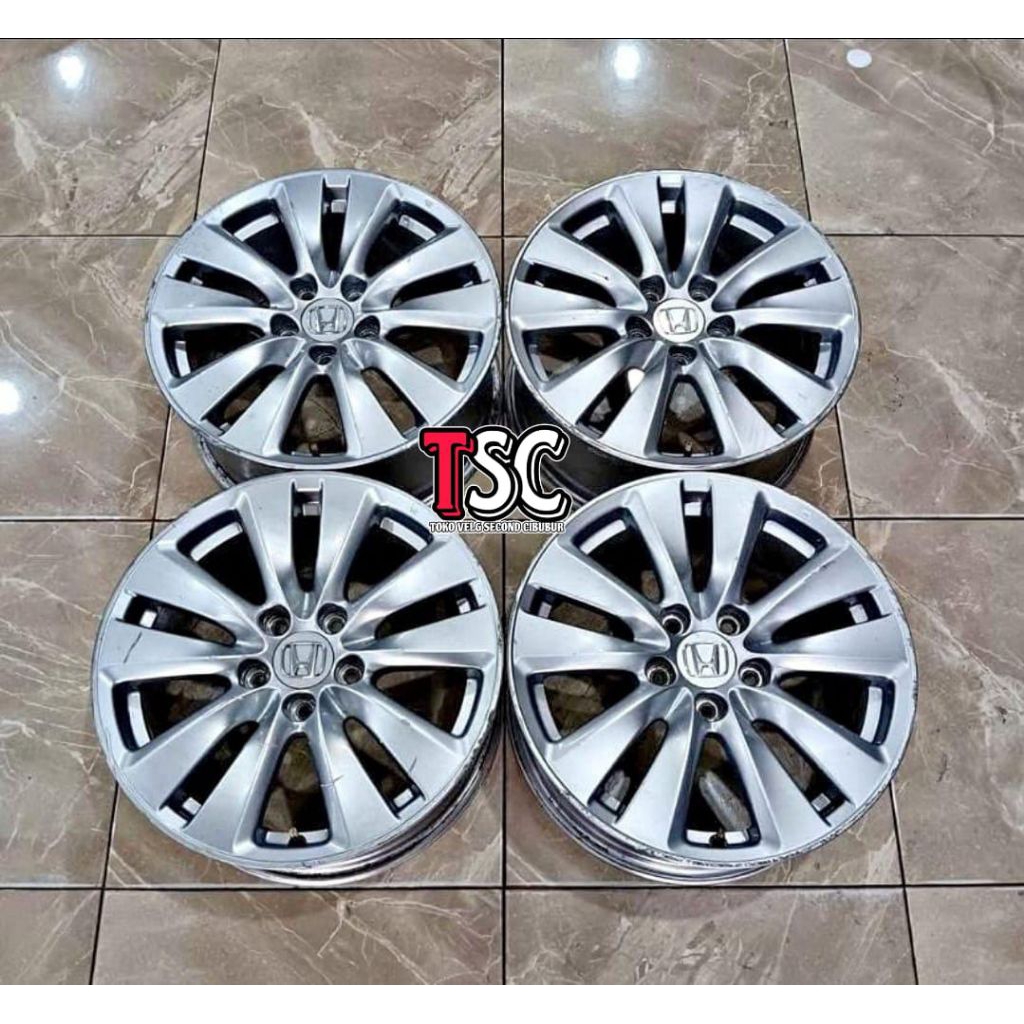 VELG ORI HONDA ACCORD R17 H5X114 VELG ONLY SECOND PNP CRV HRV BRV ERTIGA GRANDMAX APV LUXURY DLL