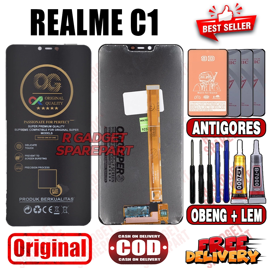 Lcd Touchscreen REALME C1 Original OG SUPER Fullset