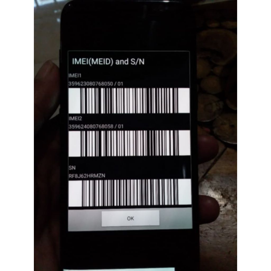 Samsung S8 minus lcd