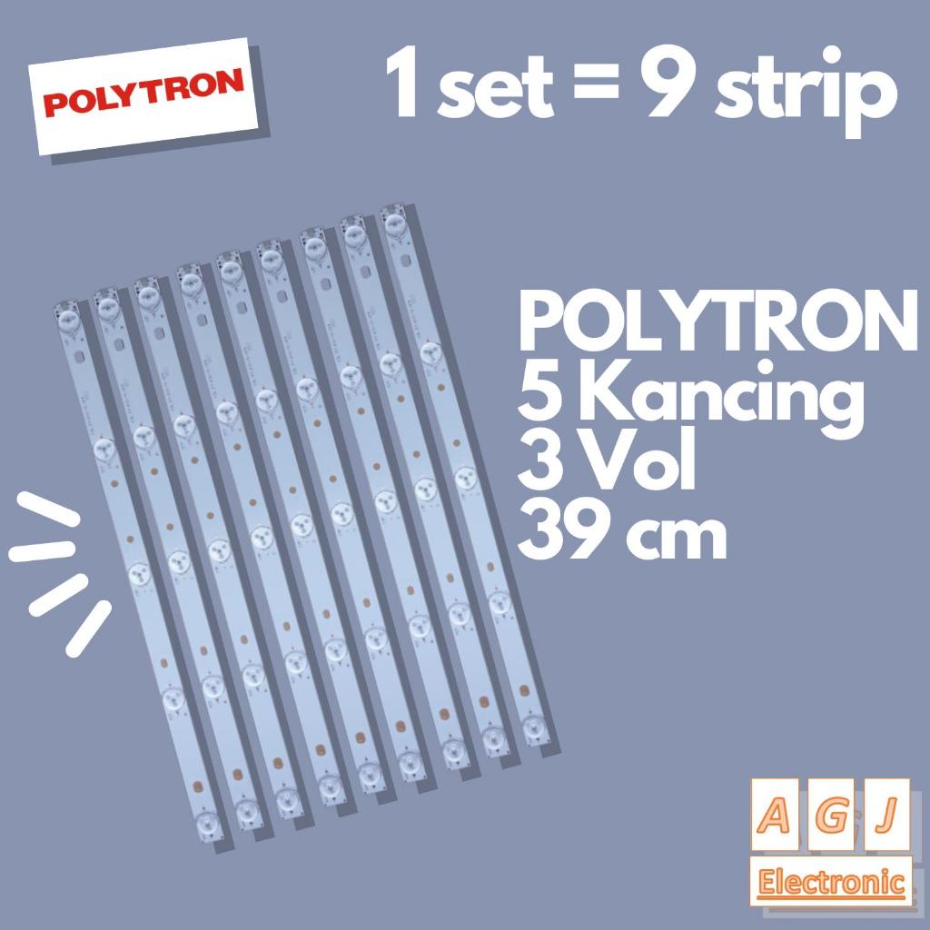BACKLIGHT TV POLYTRON 40 IN PLD40B150 PLD40D150 PLD40V100 LAMPU 5K 3V