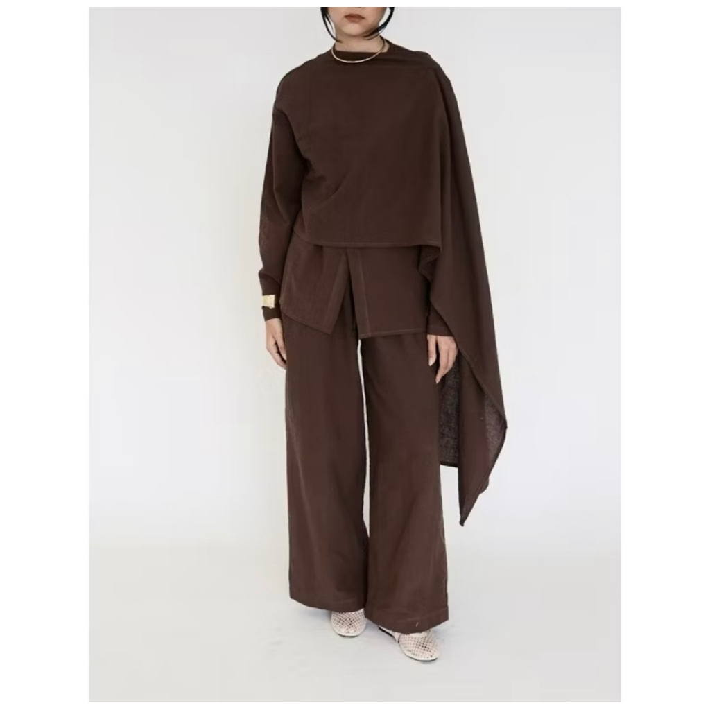 PRELOVED PUFF IT UP Atasan saja— Asteria Linen Set / Linen One Set / Baju Lebaran / Outfit Lebaran /