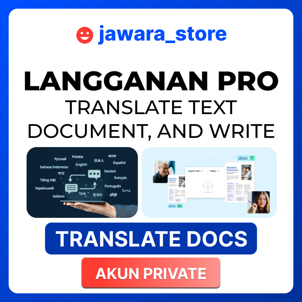 Langganan DeepL Translate Text, Dokumen, File Dan Menulis