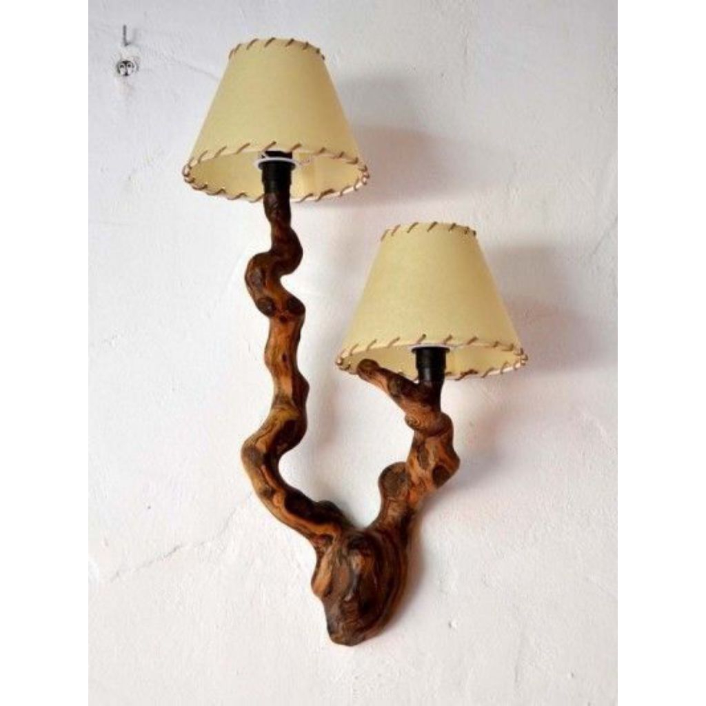 Batang Pohon Aesthetic Kayu Gantungan Lampu Hiasan Dinding Dekorasi Rumah Kayu Unik Kayu Estetik Bat