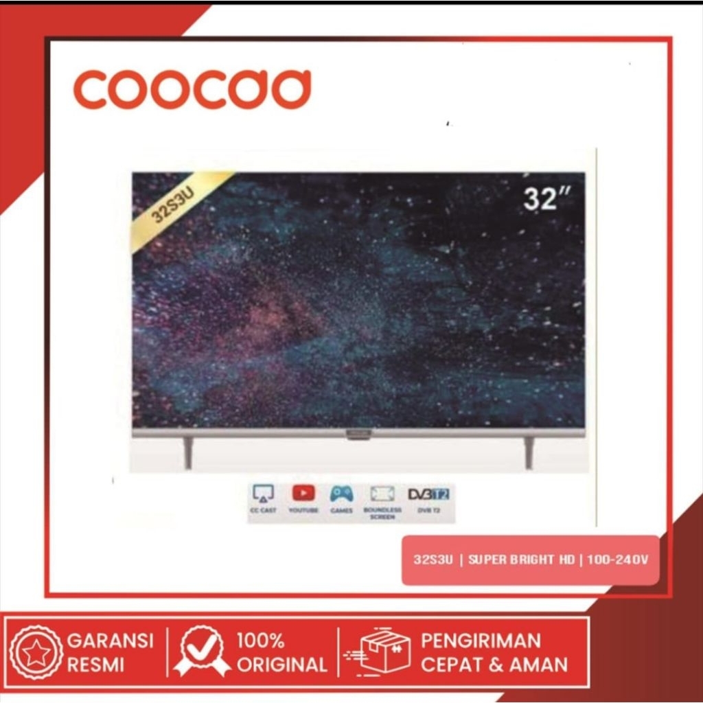 LED COOCAA  32S3U SMART TV DIGITAL /Coocaa 32S3U Smart Tv Digital 32 Inch