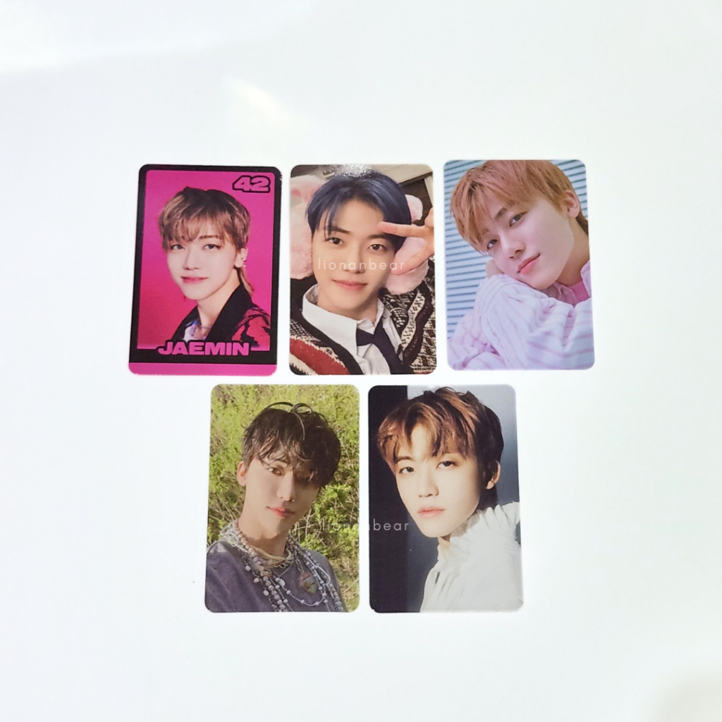 Official Photocard Jaemin NCT Dream Laundry Shop Hello Future TC Glitch Mode Pink Christmas 2022 For