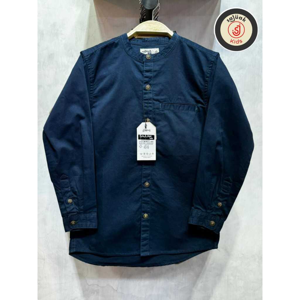 SAJUAK KIDS Baju Koko Sajuak Anak & Anak Tanggung Lengan Panjang || Baju Koko Anak || Kemeja Koko An