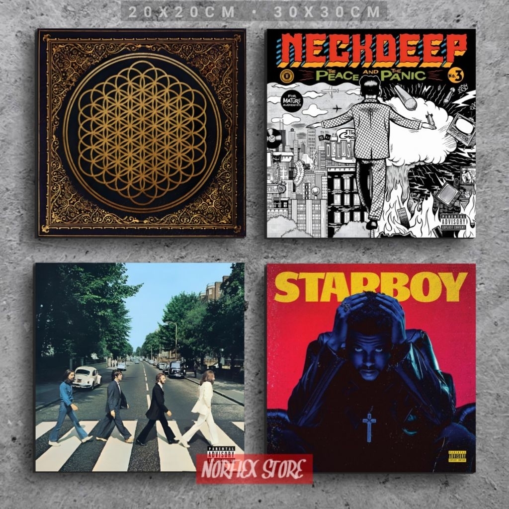 Hiasan dinding kamar aesthetic Poster band album music Pajangan - Wall decor