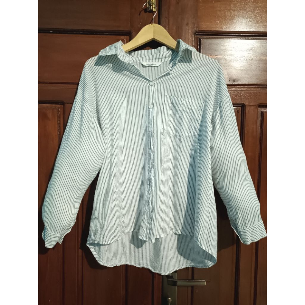 PL kemeja salur katun long back