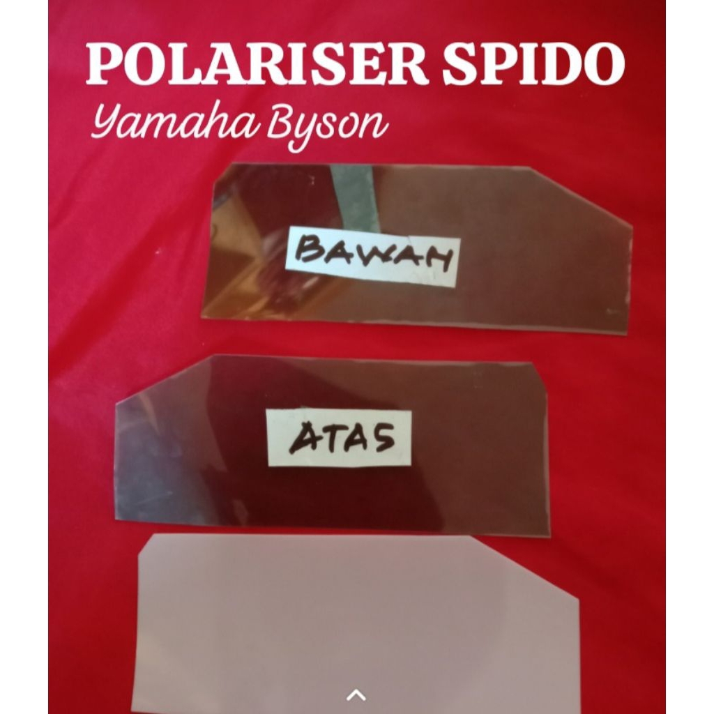 Lapisan sticker polariser polarizer polaris Lcd speedometer motor yamaha Byson