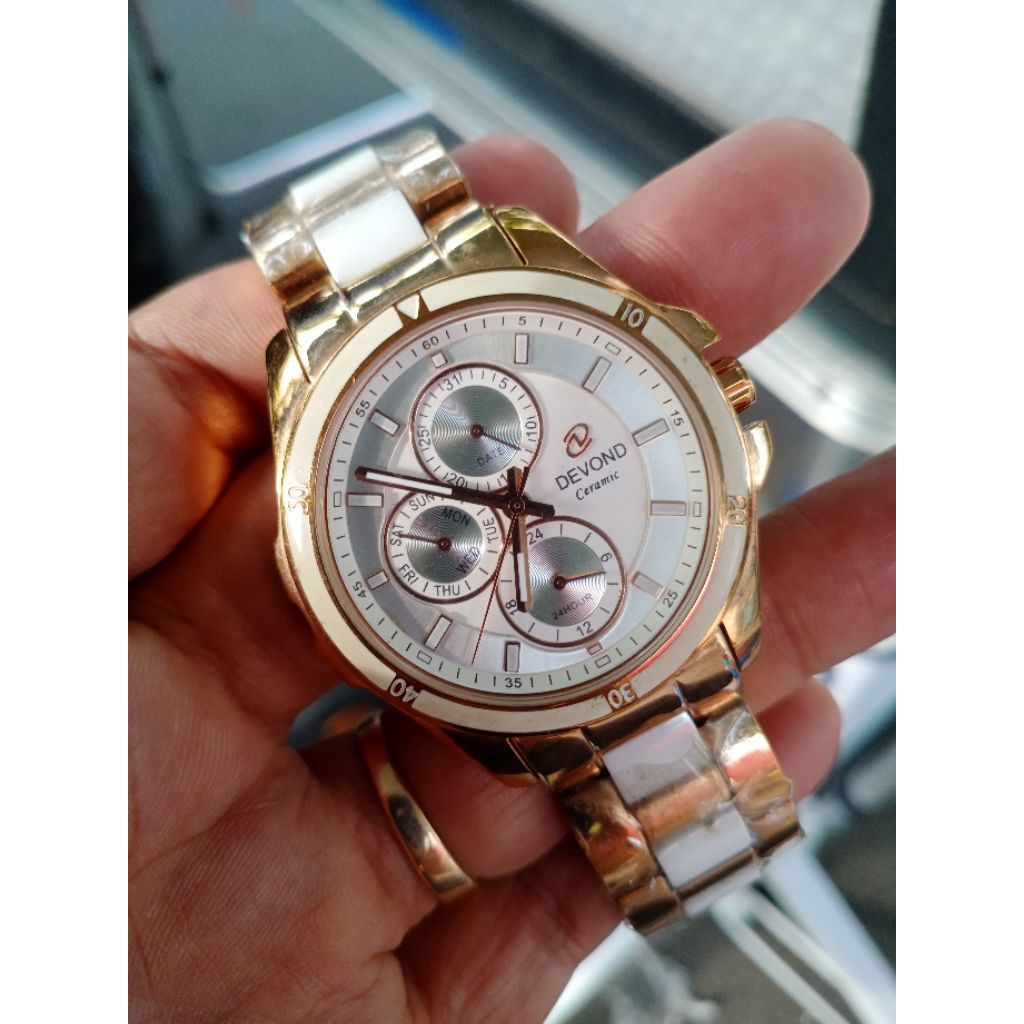 jam tangan wanita devond ceramic original