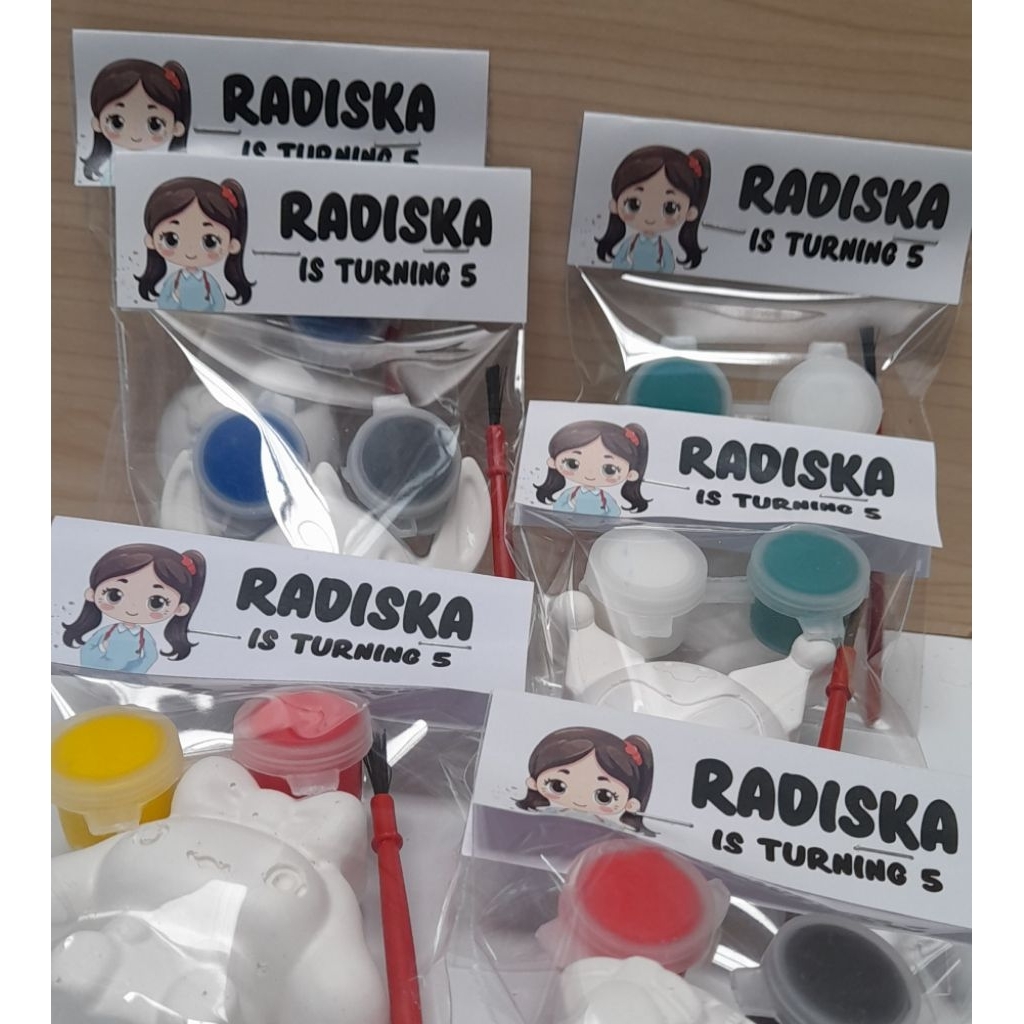 GYPSUM PAINTING KARAKTER, MAINAN EDUKASI ANAK (BISA CUSTOM UNTUK SOUVENIR)