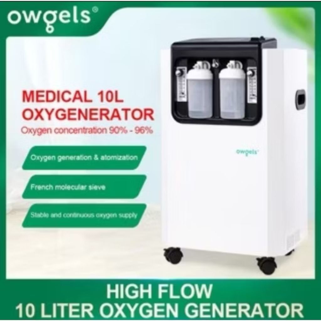 Owgels 10 LPM Oxygen Concentrator Medical Portable
