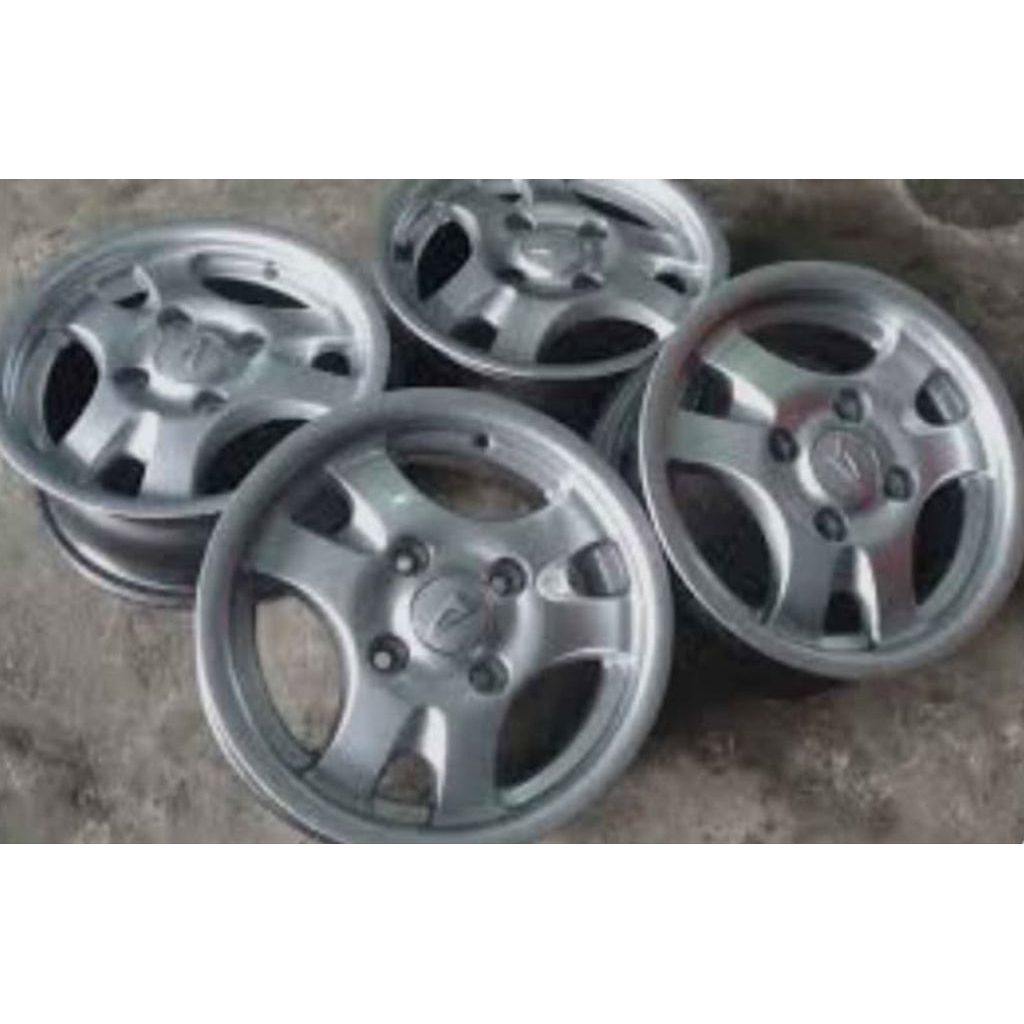 4 velg ori daihatsu zebra espass  R13 pcd 4 x 110 zebra espas daihatsu ceria mazda vantren MR 40