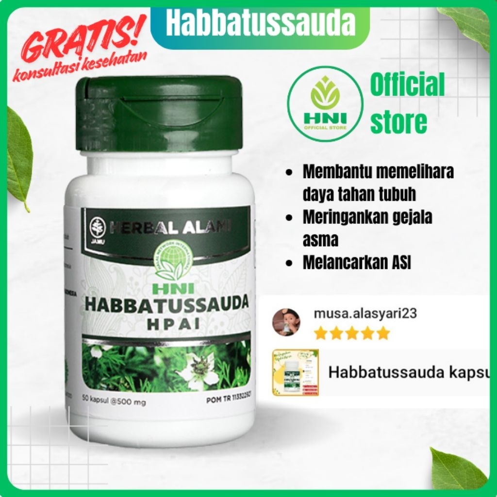 Habbatussauda kapsul hni hpai