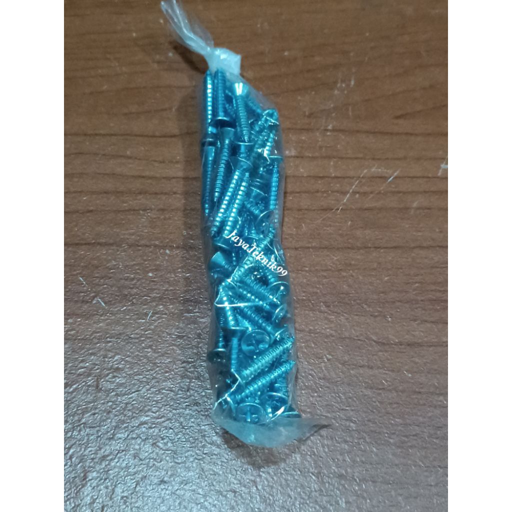 sekrup/baut fisher 6 kepala 8 mm panjang ulir-2.5 cm