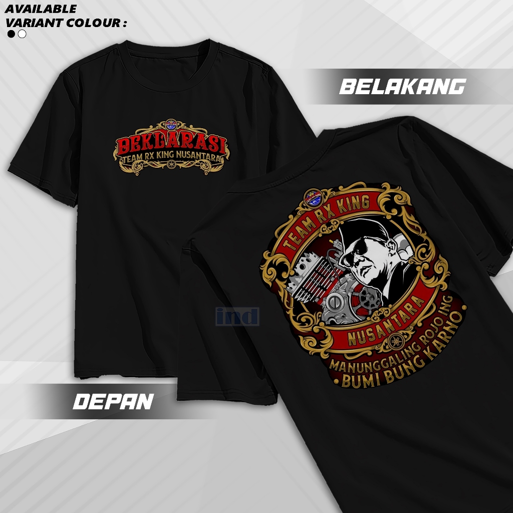 Kaos Jamnas Team Nusantara Rx King Official , Kaos YRKI, Kaos Jamnas Istimewa, Apparel Jamnas Banten