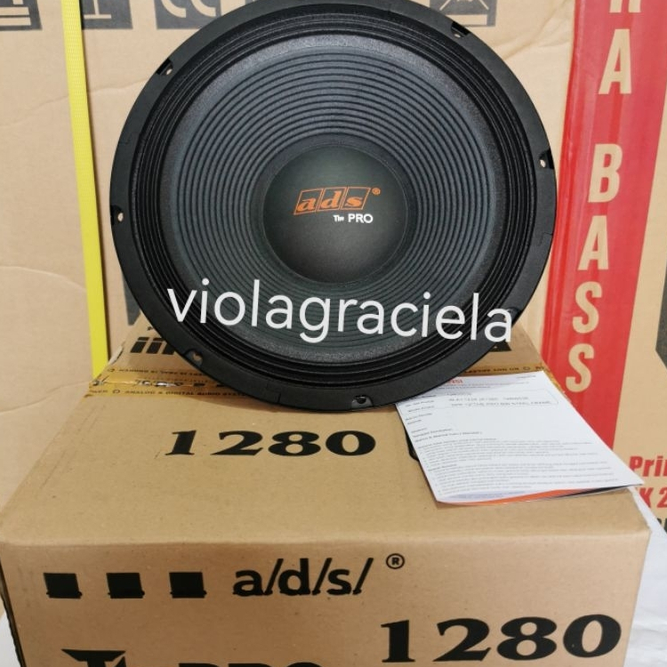 COMPONENT SPEAKER ADS PA-1280 ANOTHER PRODUCT KOMPONEN PA-1280 12.0"THE PRO 800 STEEL FRAME NEW