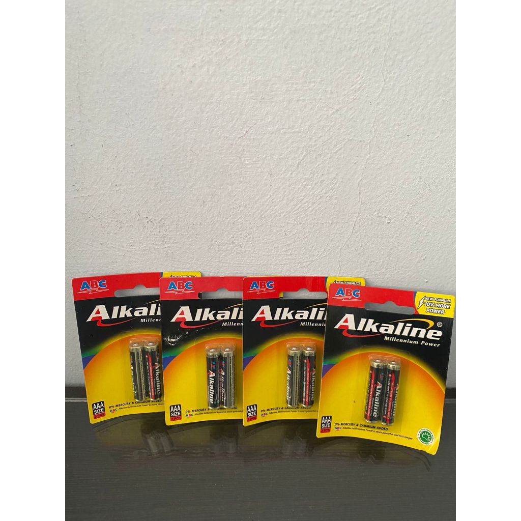 Baterai ABC Alkaline AAA/Baterai ABC Alkaline A3 Isi 2pcs