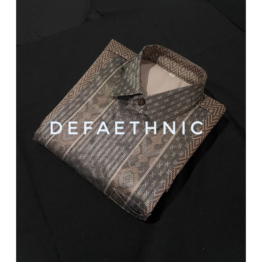 KEMEJA TENUN PRIA LENGAN PANJANG TERBARU - ATASAN PRIA LENGAN PANJANG - BAJU TENUN PRIA - ATASAN TEN