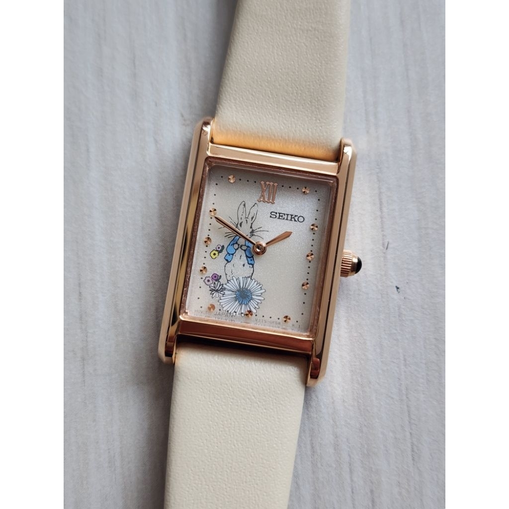Seiko Tank Solar x Peter Rabbit STPR082 Rose Gold Limited Edition