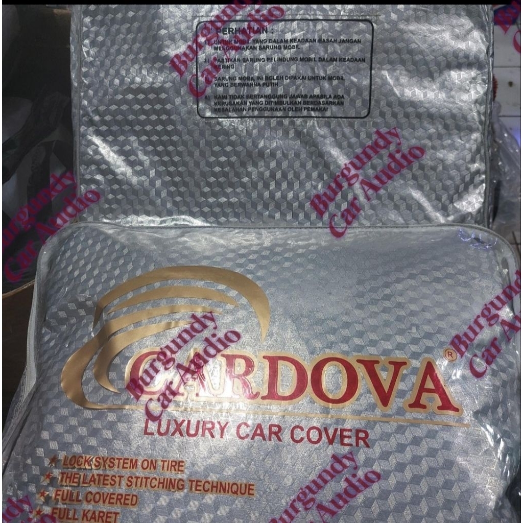 Body cover mobil / sarung tutup mobil premium bahan cardova 3 layer water proof mobil mitsubishi xpa