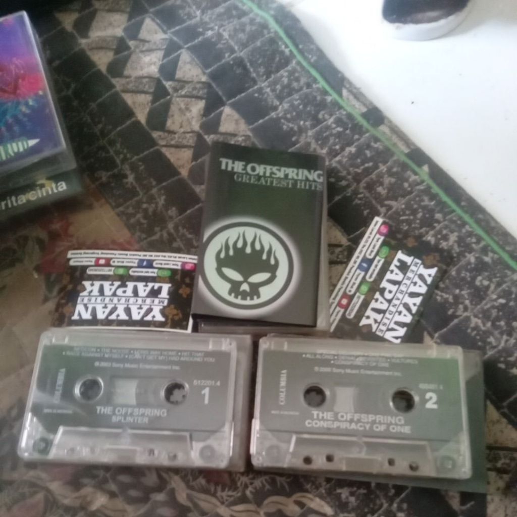 Sepaket  the  offspring  kaset  tanpa  cover
