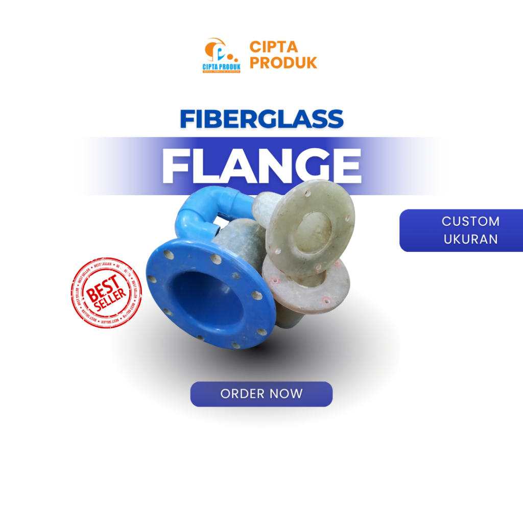 Flange FRP Fiberglass Untuk Tangki Fiberglass